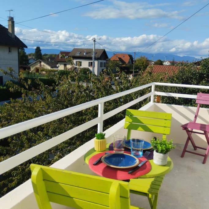 Appartement Verdoyant Au Bord Du Lac Leman Entre Evian Et Thonon Dans Une Villa Амфион-ле-Бен Экстерьер фото