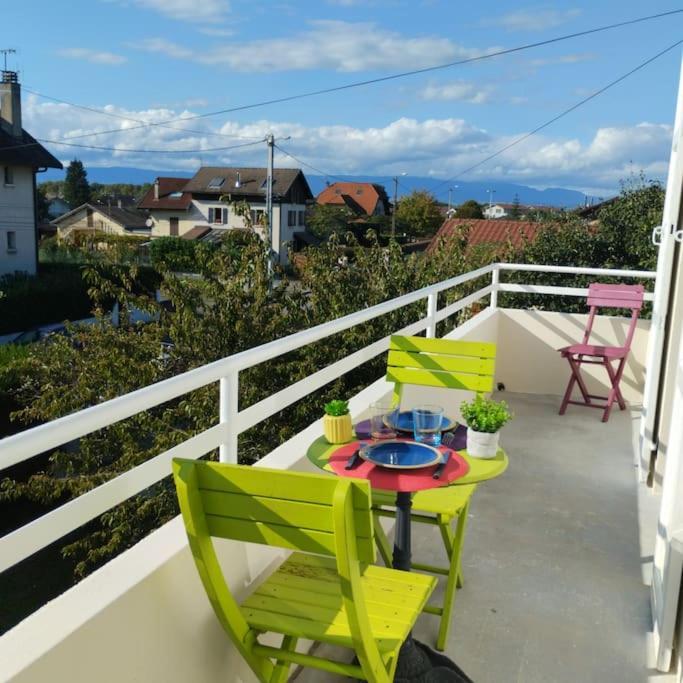 Appartement Verdoyant Au Bord Du Lac Leman Entre Evian Et Thonon Dans Une Villa Амфион-ле-Бен Экстерьер фото